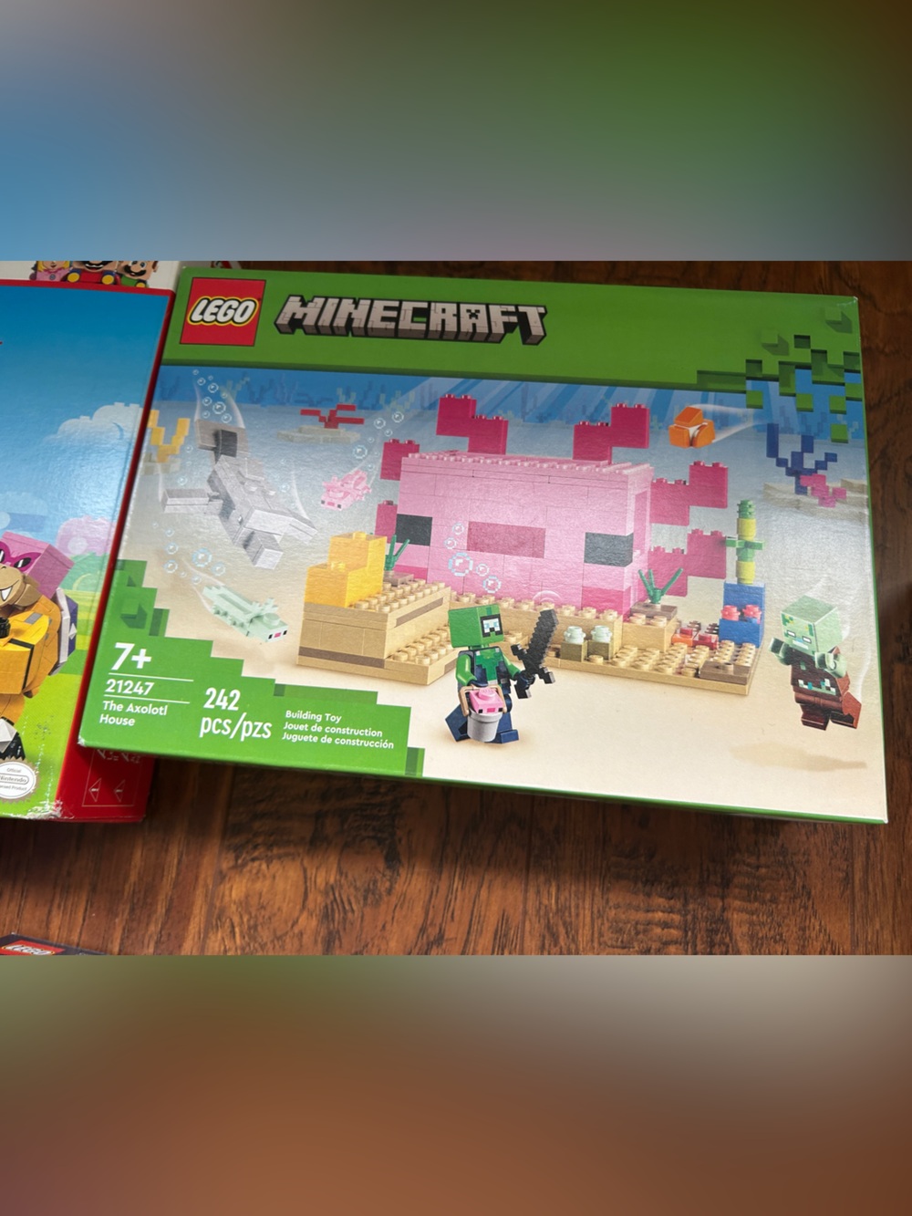 LEGO The Axolotl House Minecraft Set 21170 Box